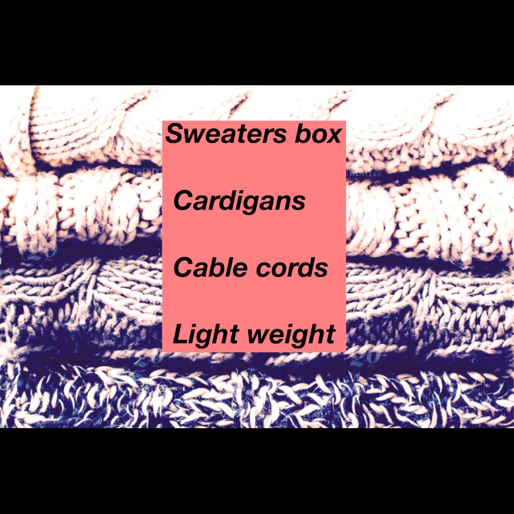 8 piece sweater box